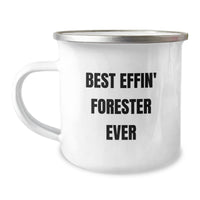 Load image into Gallery viewer, Funny Forester Gifts for Men, Best Effin&#39; Forester Ever Camping Mug, Christmas Unique Gifts from Family - Image 1
