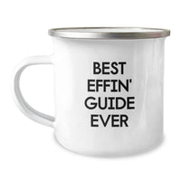 Load image into Gallery viewer, Funny Guide Gifts for Men Christmas Unique Mugs - Best Effin' Guide Ever Camping Mug - Image 1
