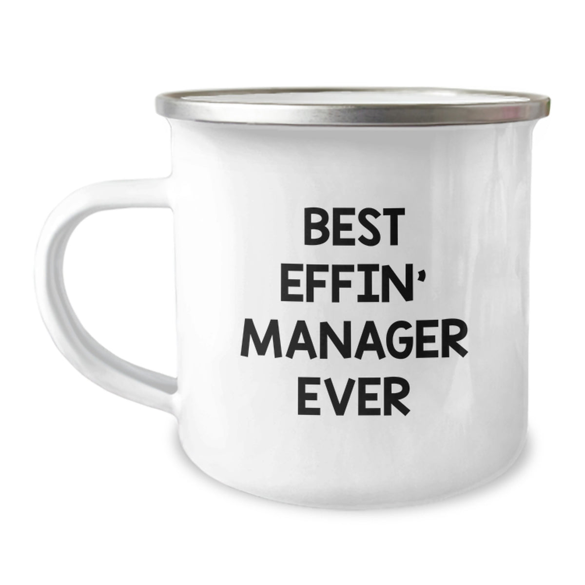 Funny Gifts from Friends for Best Effin' Manager Ever - Best Camping Mug for Men on Christmas - Image 1