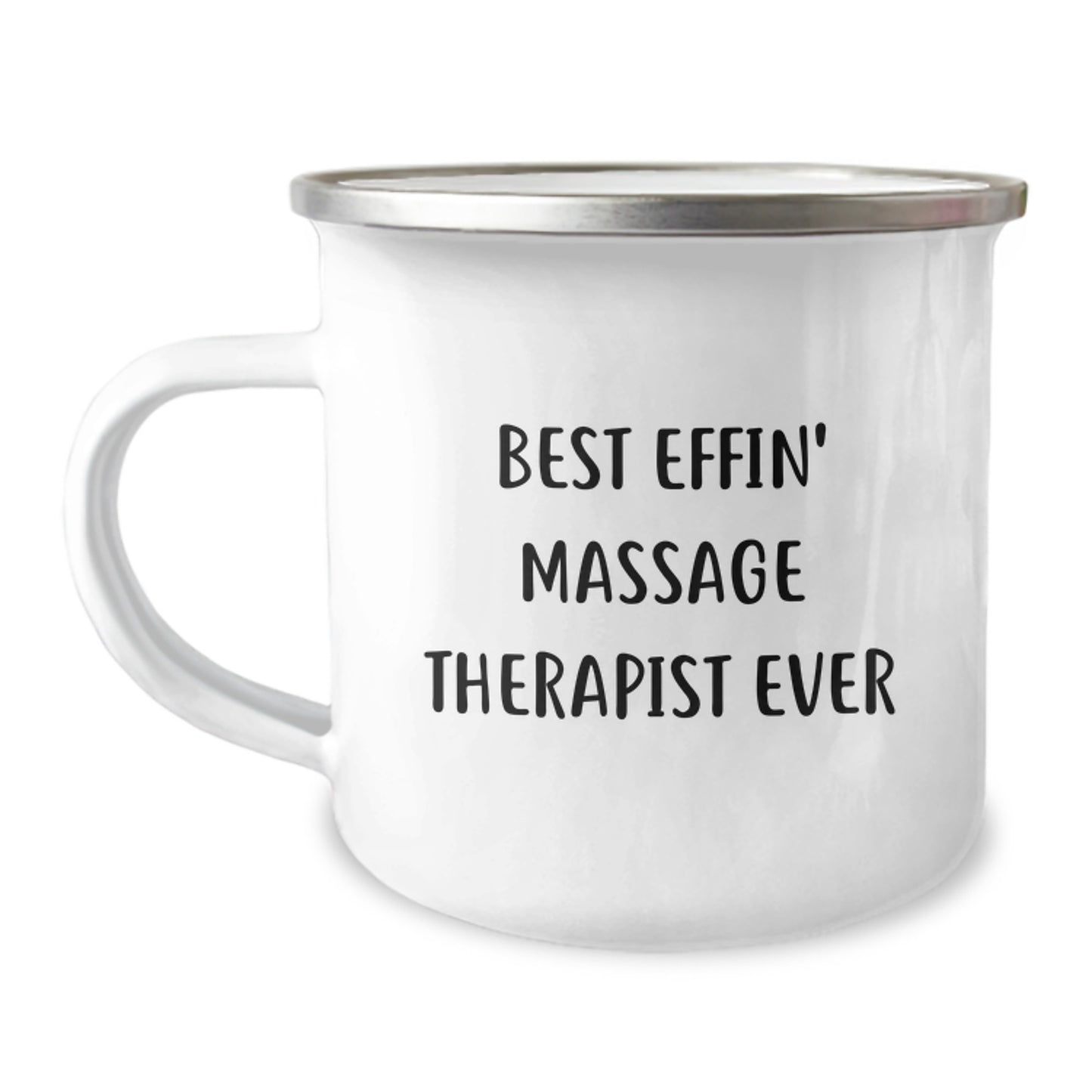 Funny Massage Therapist Gifts from Friends - Best Effin' Massage Therapist Ever Christmas Unique Mugs for Men Women Coworkers Family - Image 1