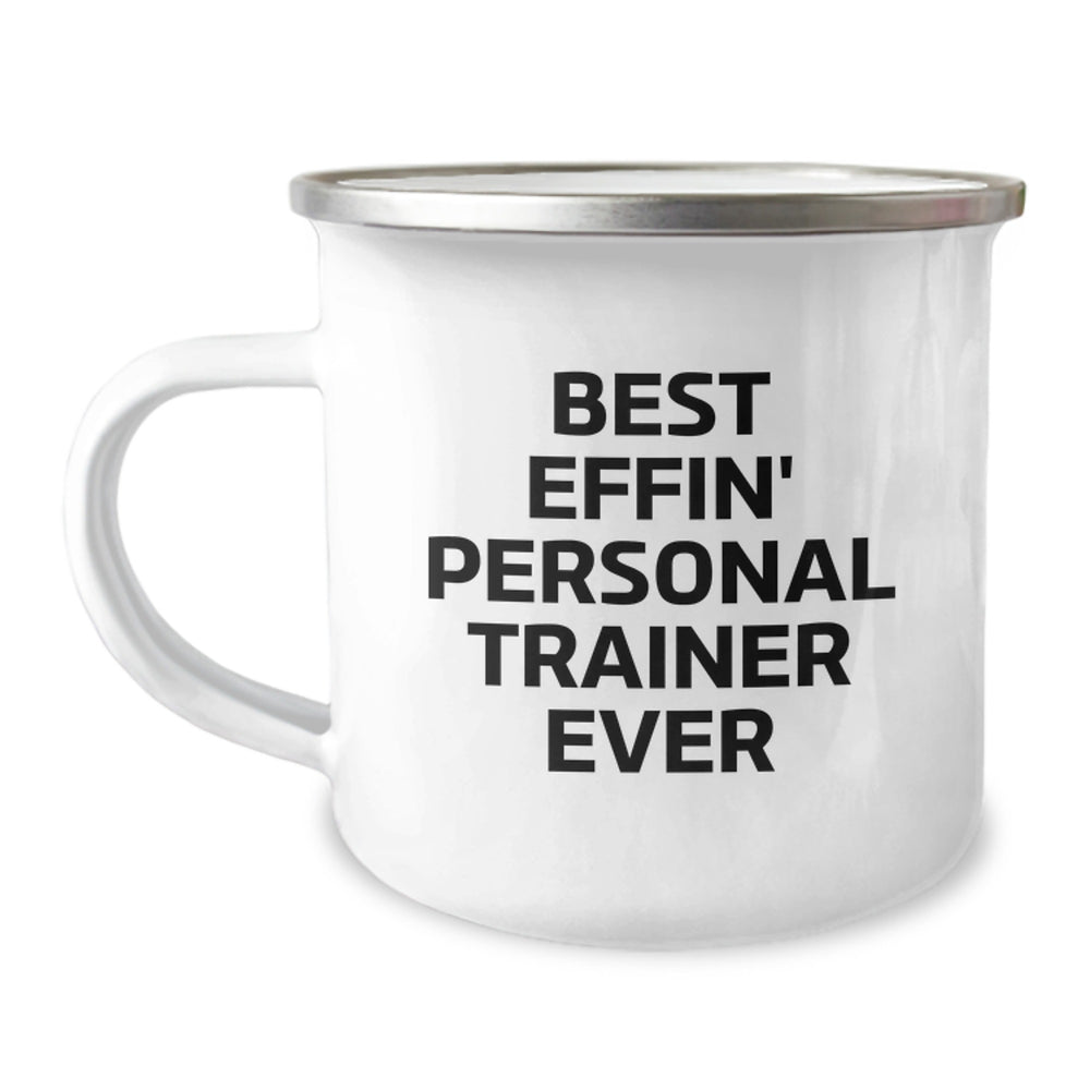 Funny Personal Trainer Gifts from Men to Friends, Best Effin' Camping Mug for Christmas Unique Gifts, Perfect for Personal Trainer Enthusiasts - Image 1