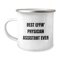 Load image into Gallery viewer, Funny Physician Assistant Gifts from Friends, Best Effin' Physician Assistant Ever Camping Mug, Perfect for Physician Assistant Men, Unique Christmas Unique Gifts for Physician Assistant Women - Image 1
