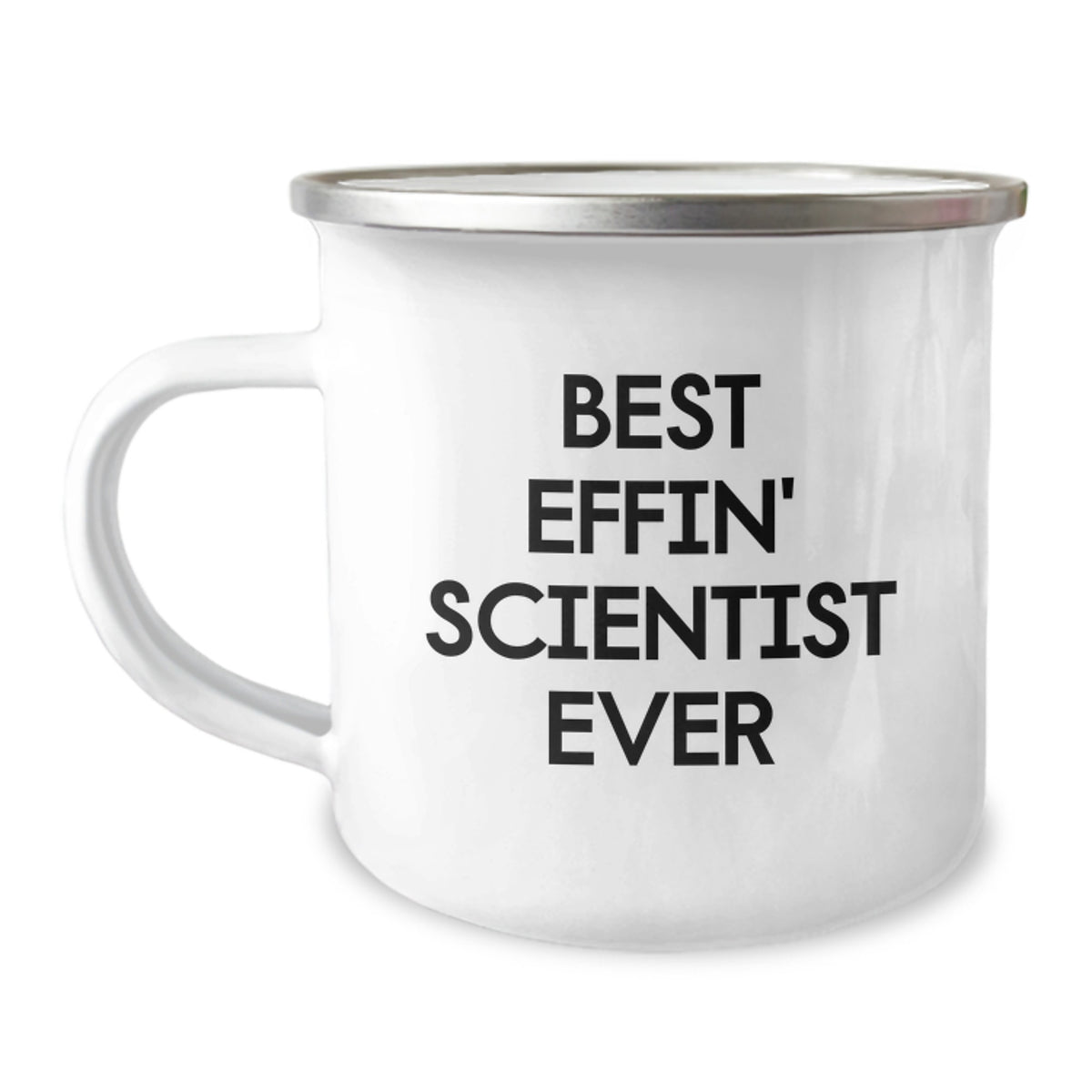 Funny Scientist Gifts for Men - Best Effin' Scientist Ever Camping Mug, Unique Christmas Memorable Presents from Family and Friends - Image 1