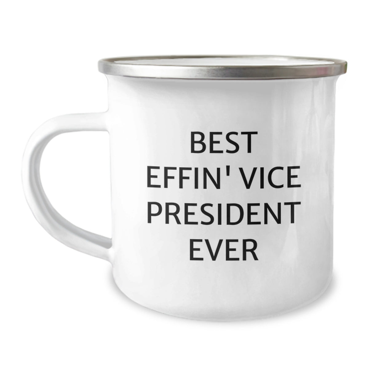 Funny Vice President Gifts for Men Camping Mug - Best Effin' Vice President Ever, Unique Gifts from Family for Vice President Friends - Image 1