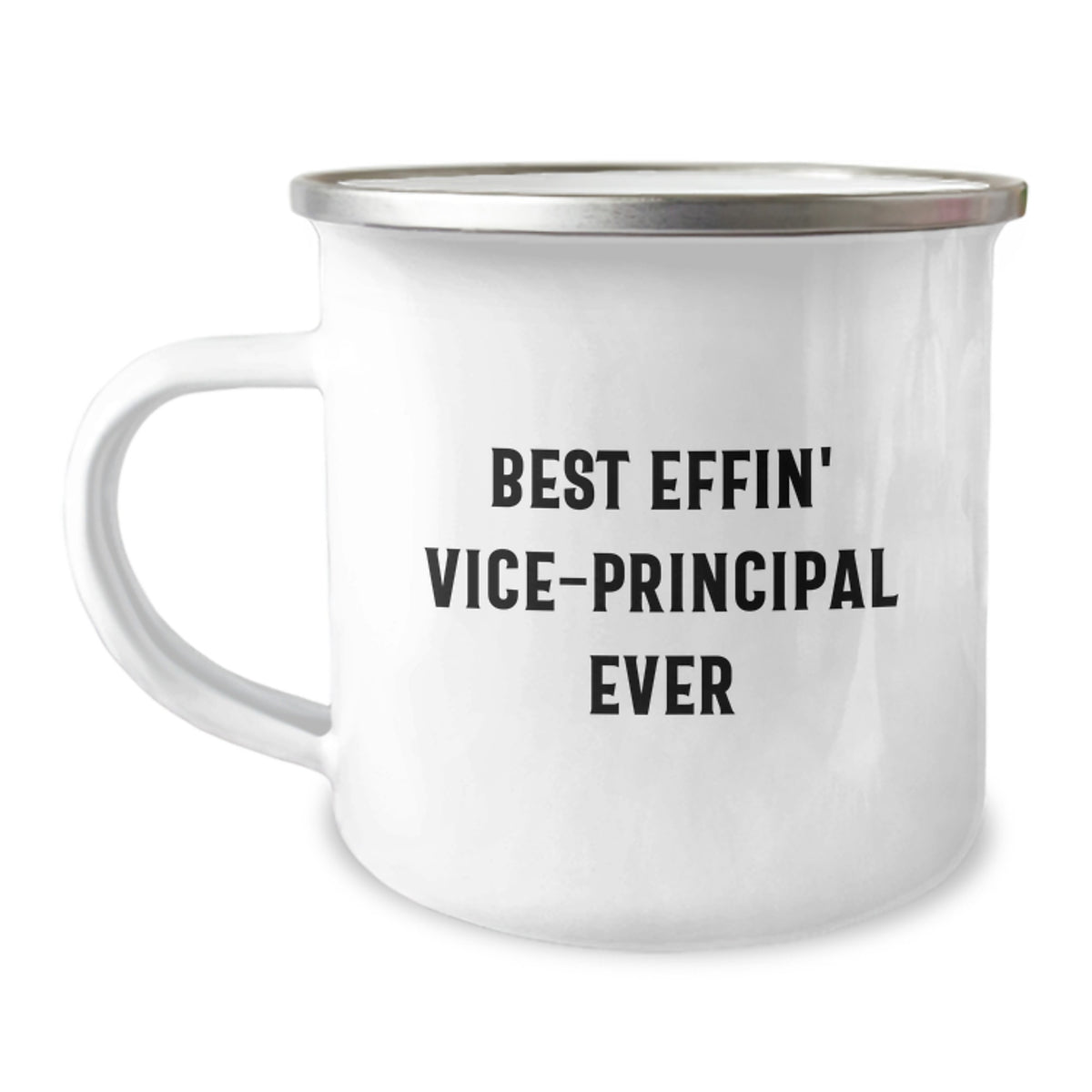 Funny Vice-principal Gifts from Friends, Best Effin' Vice-principal Ever Camping Mug for Vice-principal Men, Christmas Unique Gifts - Image 1