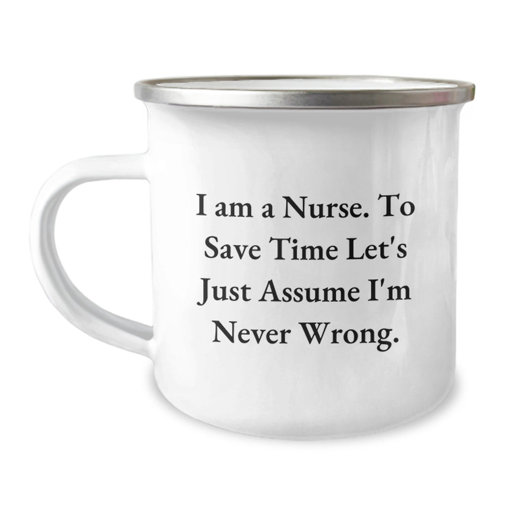 Funny Nurse Gifts from Friends and Family for Christmas Unique Nursing Mug - Image 1