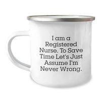 Load image into Gallery viewer, Funny Registered Nurse Camping Mug Gifts from Best Friends to Best Nurses on Christmas - Image 1
