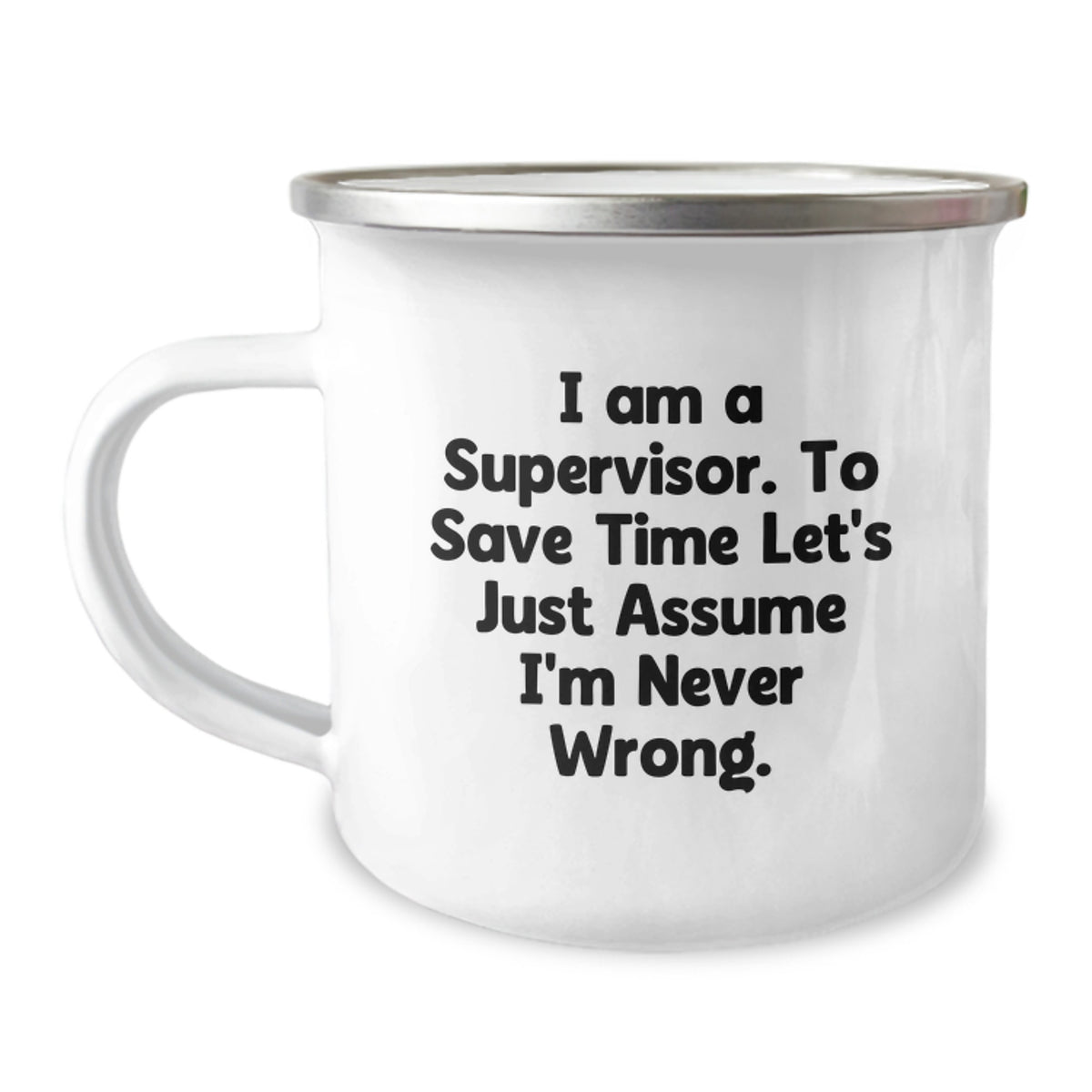 Funny Supervisor Camping Mug Gifts for Men Christmas Unique Presents from Friends and Family - Image 1