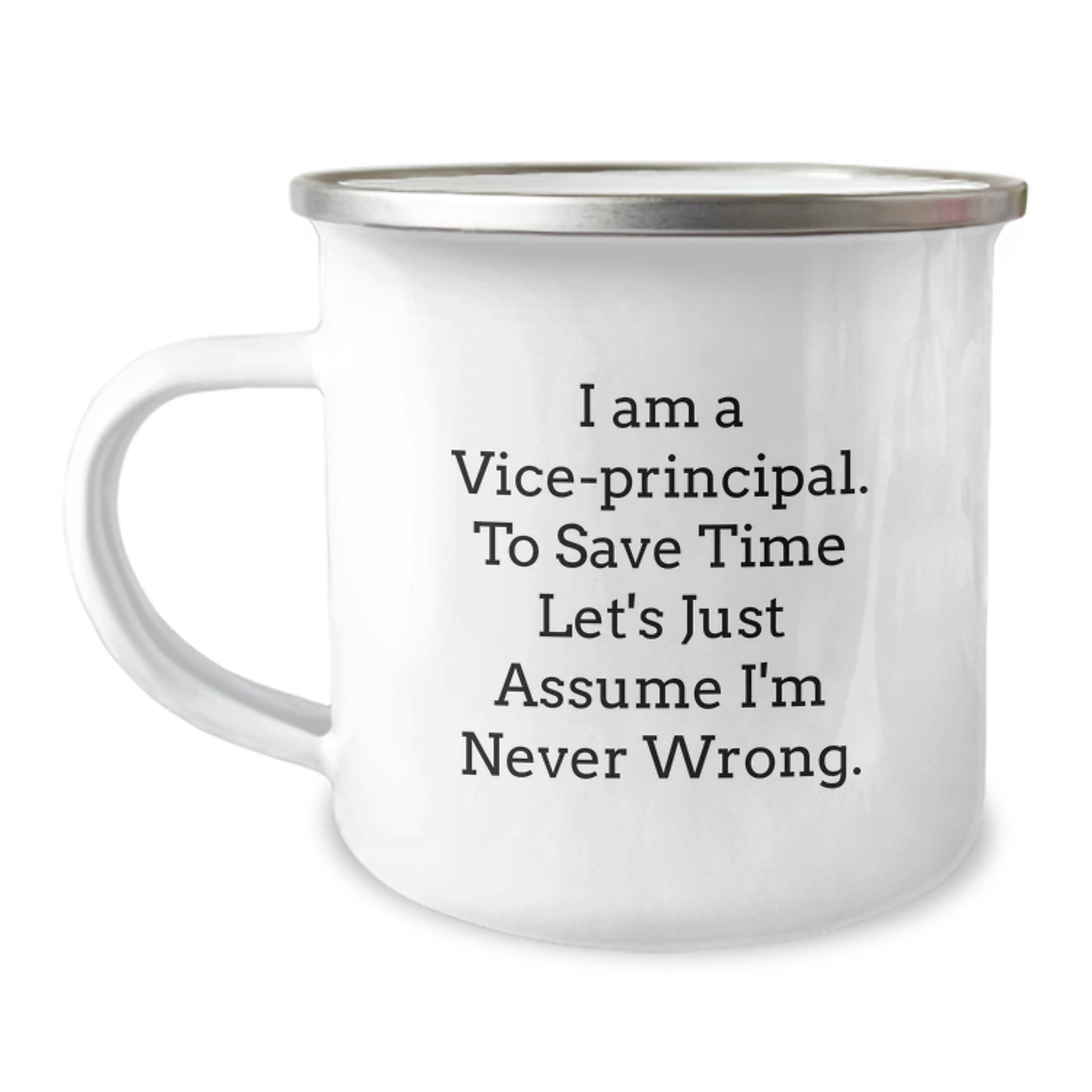 Funny Vice-principal Gifts for Men - Insult Humor Camping Mug, Perfect for Vice-principal Coworkers, Vice-principal Friends, Christmas Unique Gifts from Friends - Image 1
