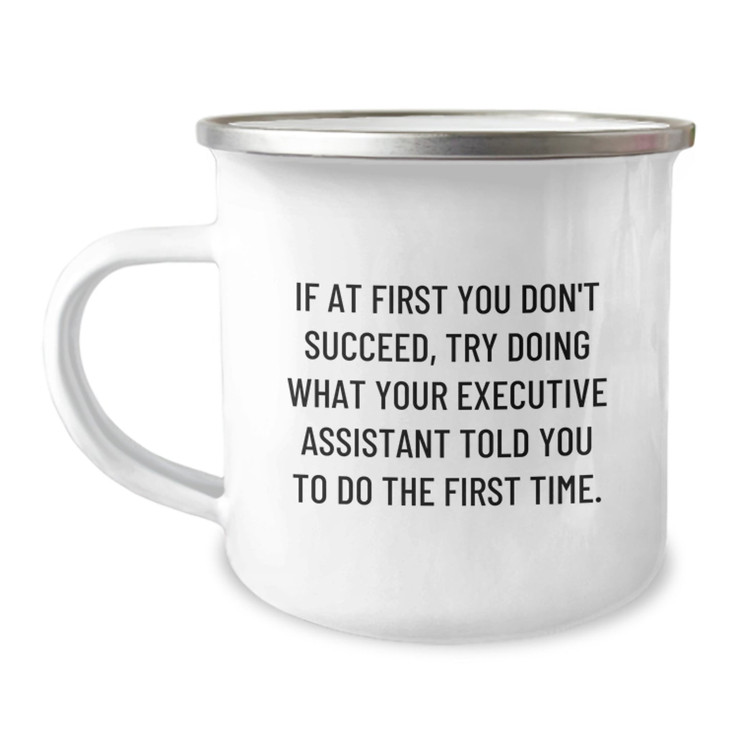 Funny Executive Assistant Gifts from Men, Gifts for Executive Assistant on Mother's Day Unique Camping Mug - Image 1