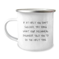 Load image into Gallery viewer, Funny Gifts from Friends and Family for Mechanical Engineer, Camping Mug with Inspirational Quote, Perfect Birthday Unique Gifts for Men and Women - Image 1
