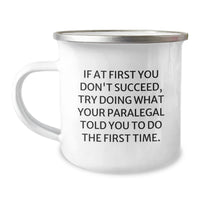 Load image into Gallery viewer, Funny Paralegal Gifts, Inspirational Quote, Valentine's Unique Gifts for Paralegal Men from Family - Image 1
