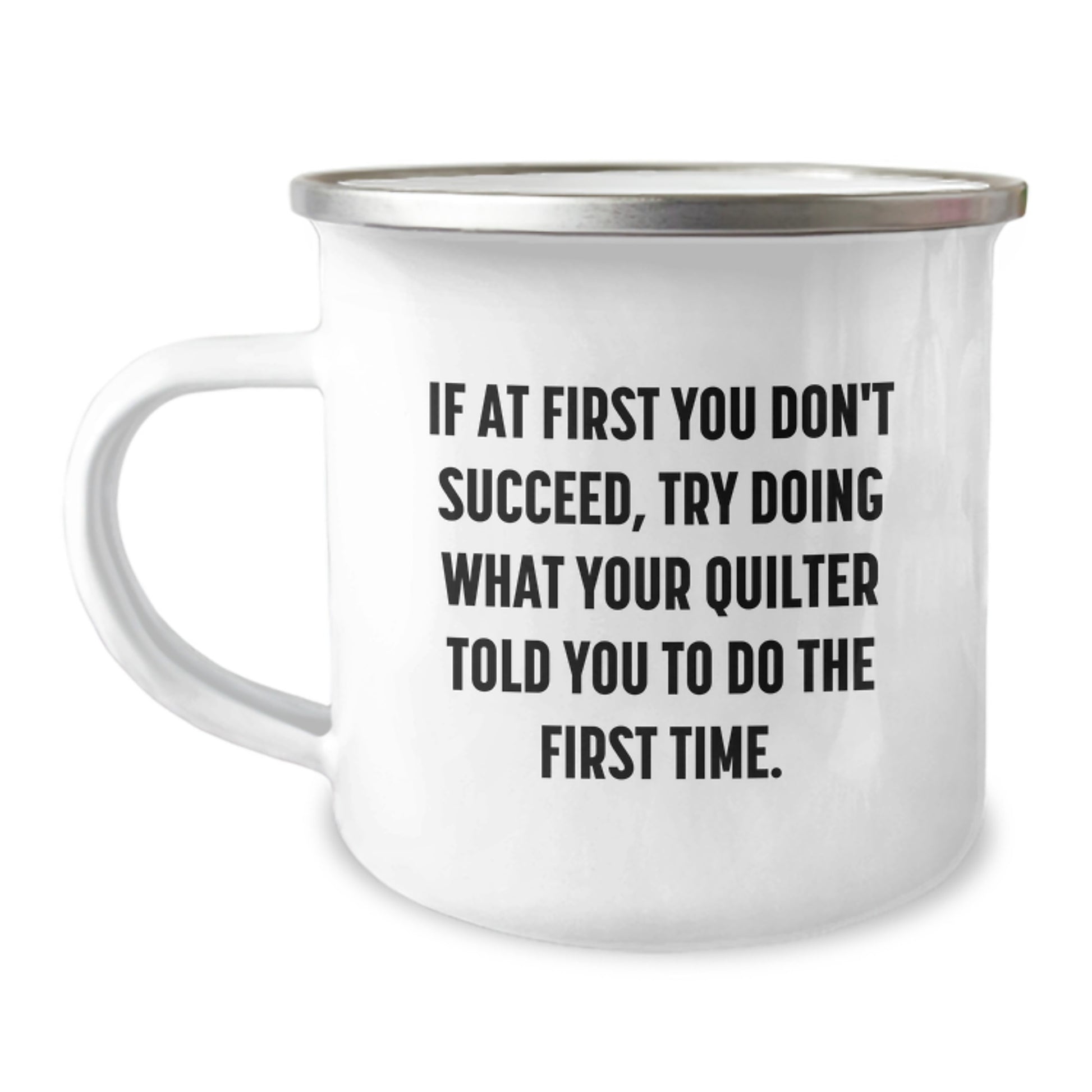 Funny Quilter Camping Mug Gifts from Family for Quilter's Christmas Unique - Image 1