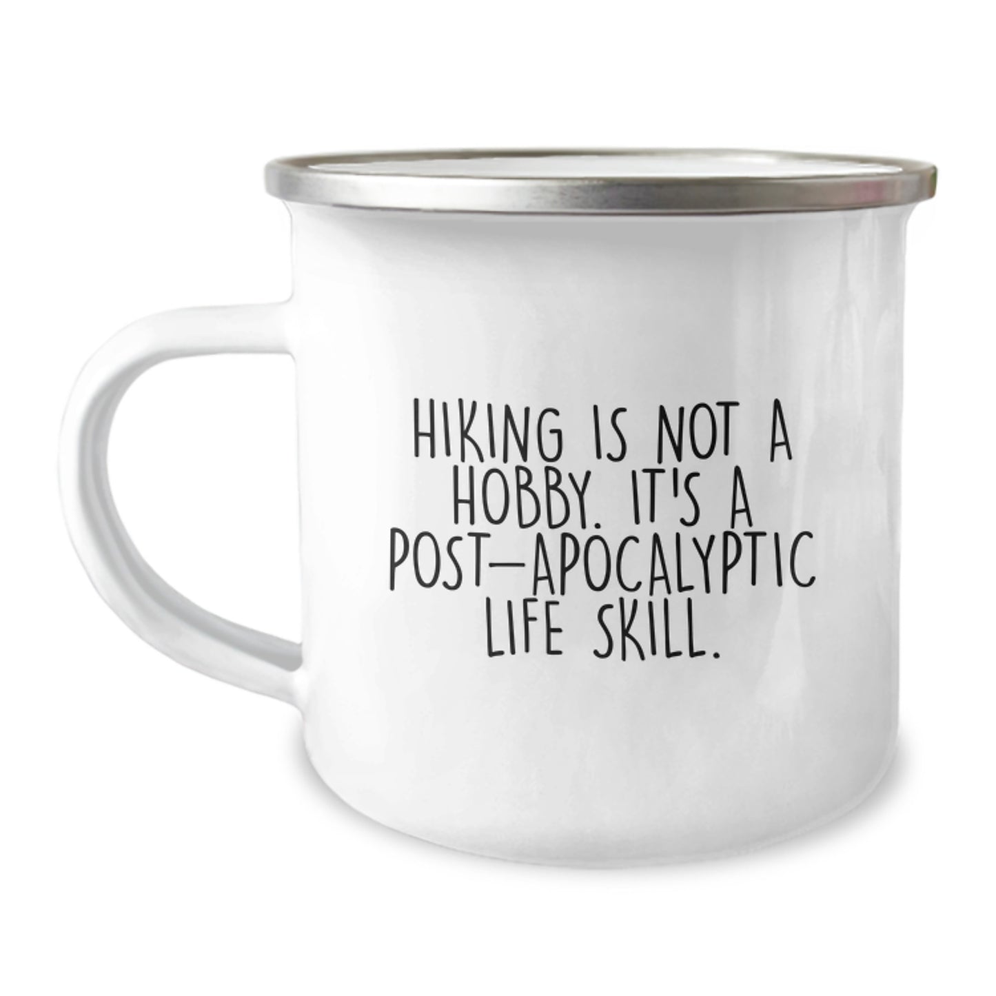 Funny Hiking Gifts from Friends - Camping Mug for Hiking Enthusiasts, Birthday Unique Gifts for Men, Hiking Is Not A Hobby - Image 1