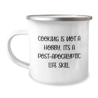 Load image into Gallery viewer, Funny Cooking Gifts for Men - 'Cooking Is Not A Hobby' Camping Mug, Perfect for Christmas Unique Gifts from Family and Friends - Image 1
