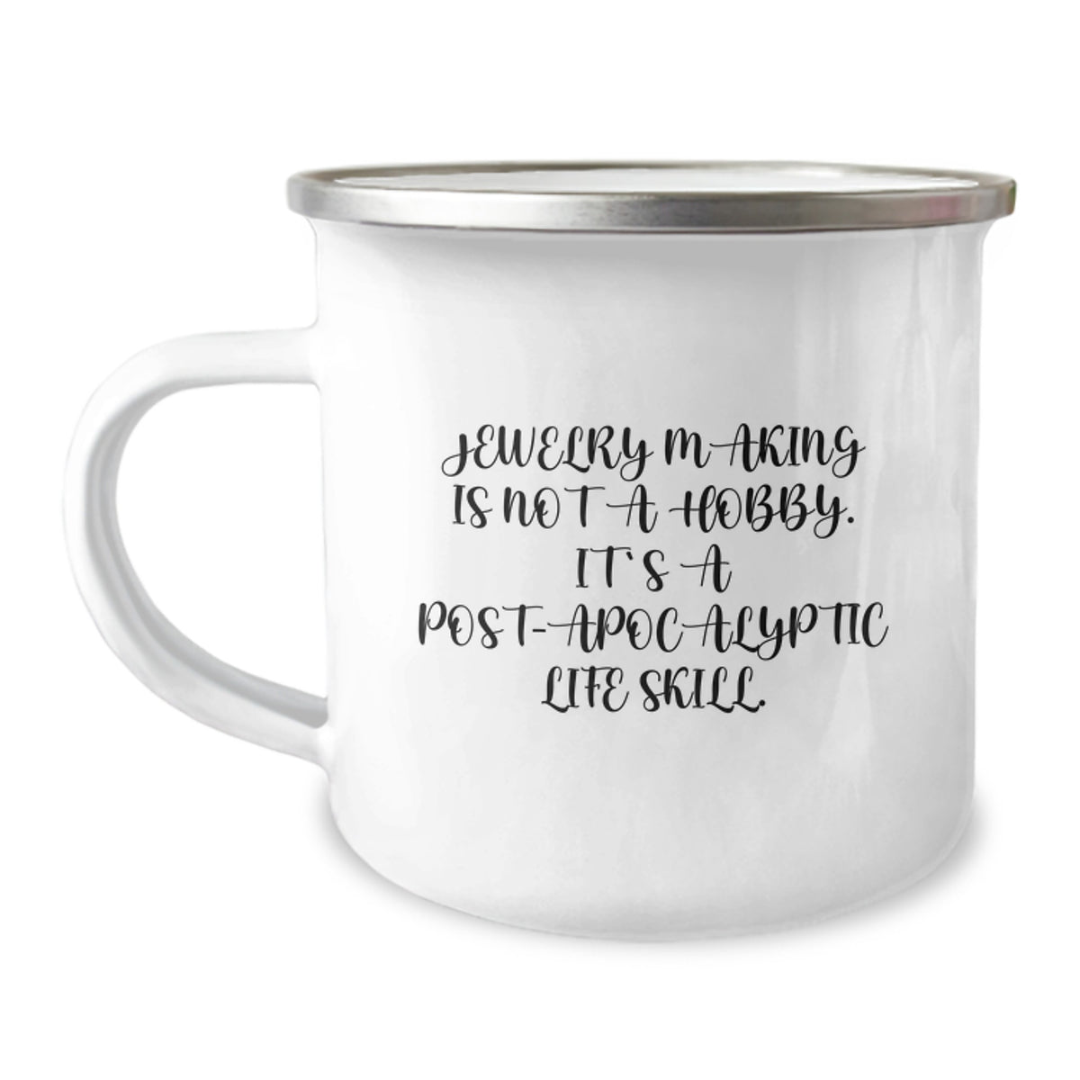 Jewelry Making Gifts from Friends, Funny Camping Mug for Graduation, Inspirational Quote for Jewelry Making Enthusiasts, Gifts for Women - Image 1