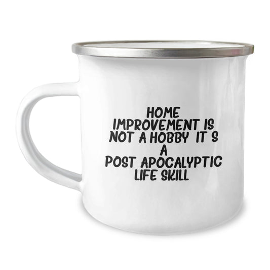 Funny Home Improvement Gifts for Men from Friends, Camping Mug, Christmas Unique Home Improvement Gifts - Image 1