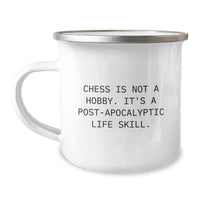 Load image into Gallery viewer, Funny Chess Gifts for Men Friends Coworkers - Camping Mug with Inspirational Quote - Gifts from Family, Birthday Unique - Image 1
