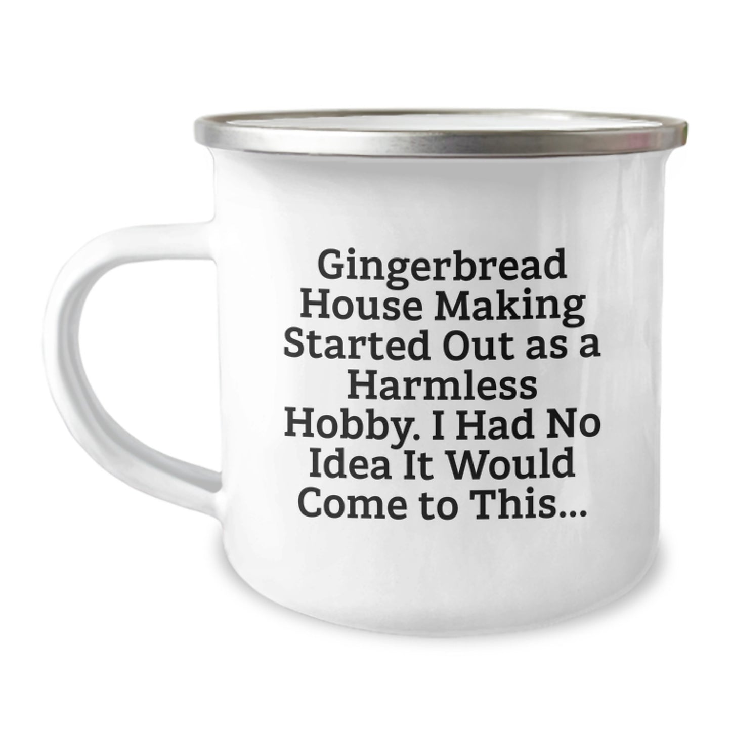 Funny Gingerbread House Making Camping Mug - Gifts for Women, Men, Friends, or Family, Perfect for Valentine's Unique Gifts - Image 1