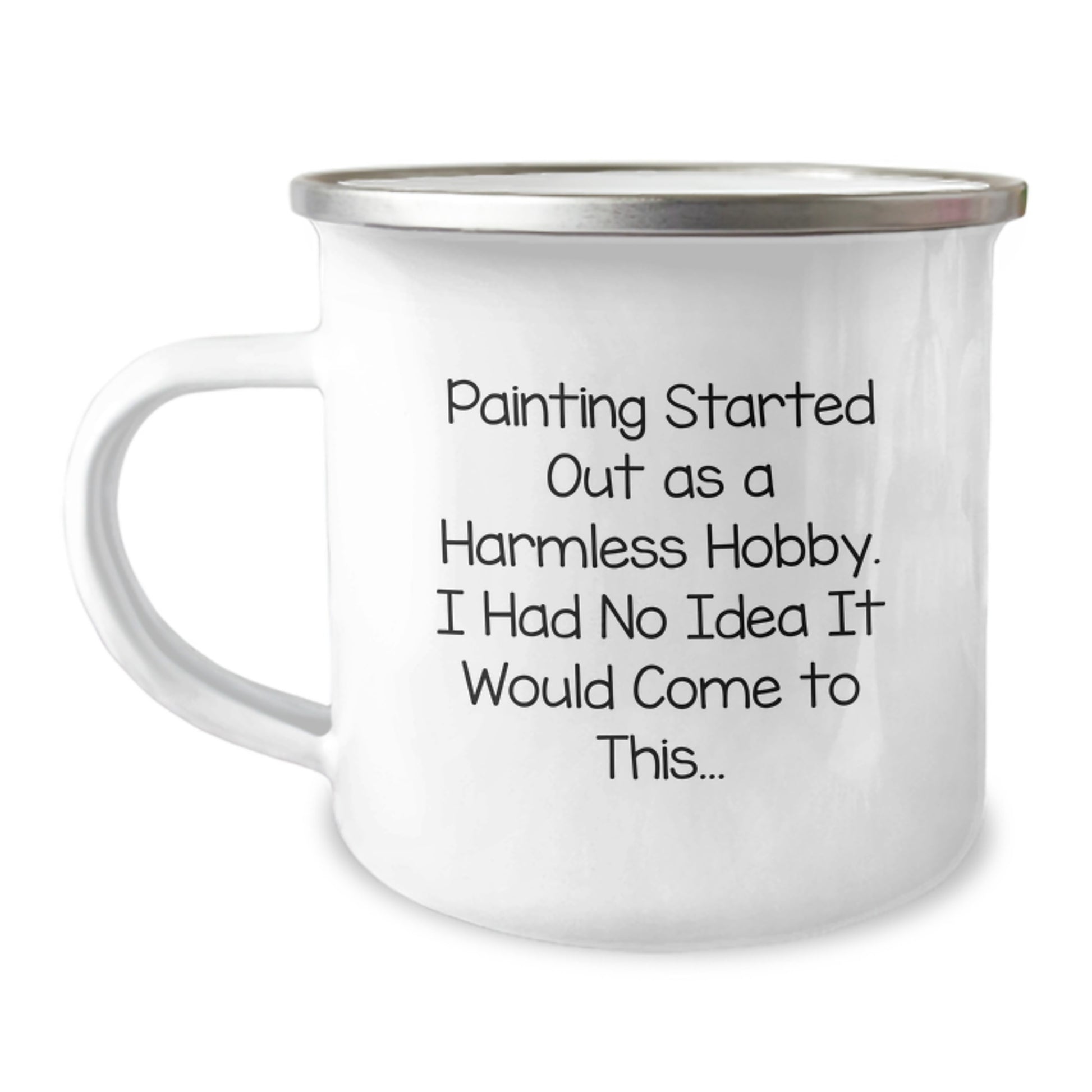 Funny Painting Gifts from Men to Women for Valentine's - Painting Camping Mug - Image 1