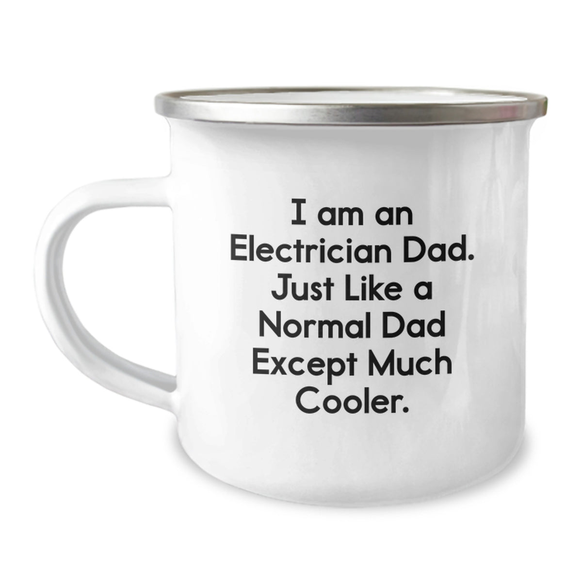 Funny Electrician Gifts from Dad, Electrician Dad Camping Mug for Electrician Graduation Unique Gifts, Gifts from Men, Gifts for Electrician - Image 1