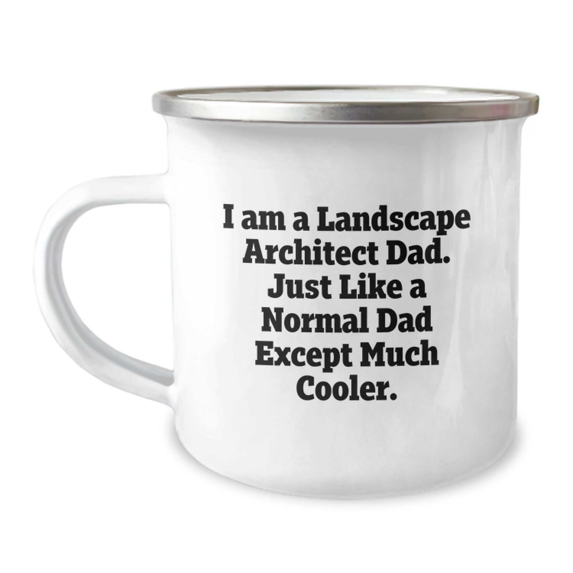 Funny Landscape Architect Dad Gifts from Family Member for Birthday Camping Mug - Image 1