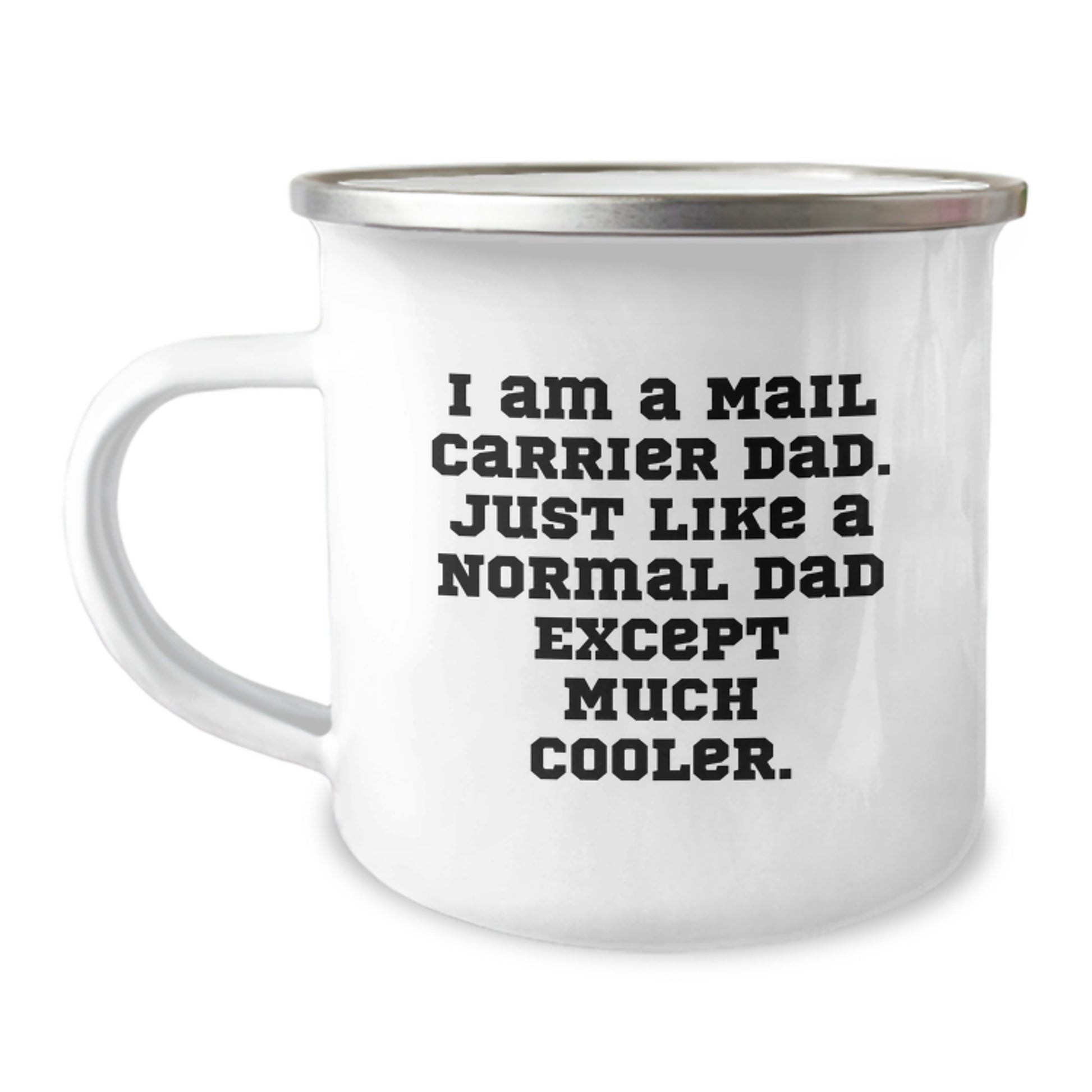 Funny Mail Carrier Dad Birthday Unique Gifts for Men, Camping Mug for Friends, Unique Presents from Husband - Image 1