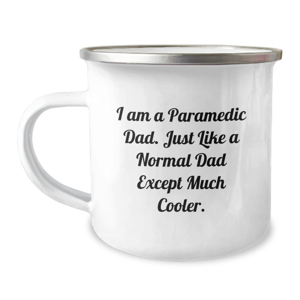 Rescue Worker Dad Gifts, I Am A Rescue Worker Dad Funny Camping Mug, Unique Graduation Mugs for Men, Gifts from Family - Image 1