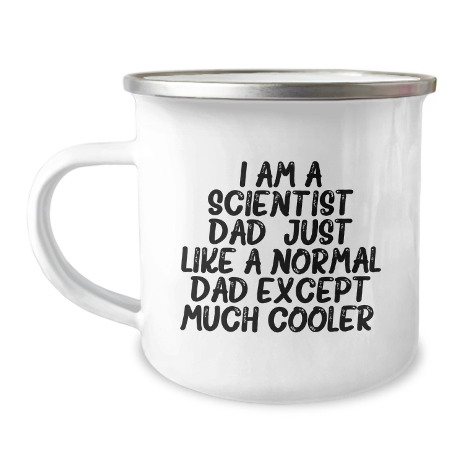 Funny Scientist Dad Camping Mug Gift for Him Birthday Unique Presents from Family - Image 1