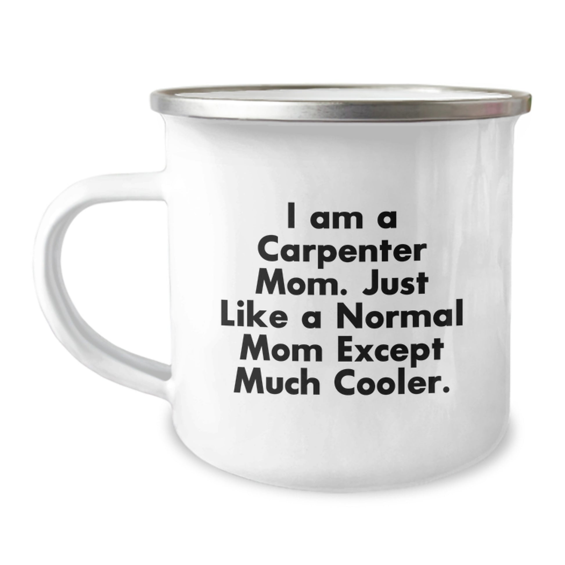 Funny Carpenter Gifts from Mom, Funny Camping Mug for Carpenter Lover, Birthday Unique Gifts for Carpenter Friends Men - Image 1