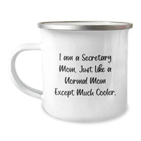 Load image into Gallery viewer, Funny Secretary Mom Gifts from Family - Valentine's Unique Coffee Mugs for Secretary, Camping Mug for Secretary, Secretary Coffee Lover - Image 1
