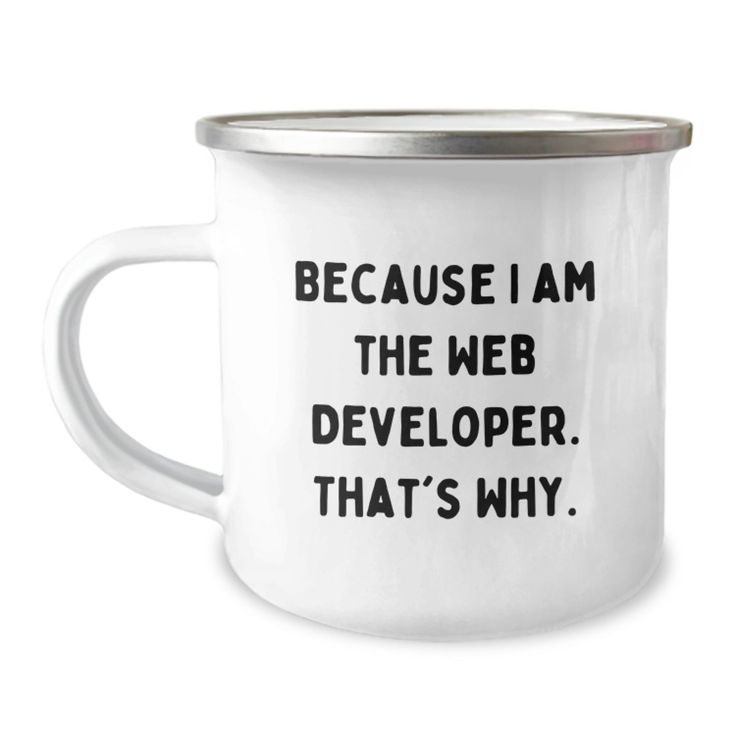 Funny Web Developer Gifts from Men for Web Developer Friends on Valentine's Unique Camping Mugs - Image 1