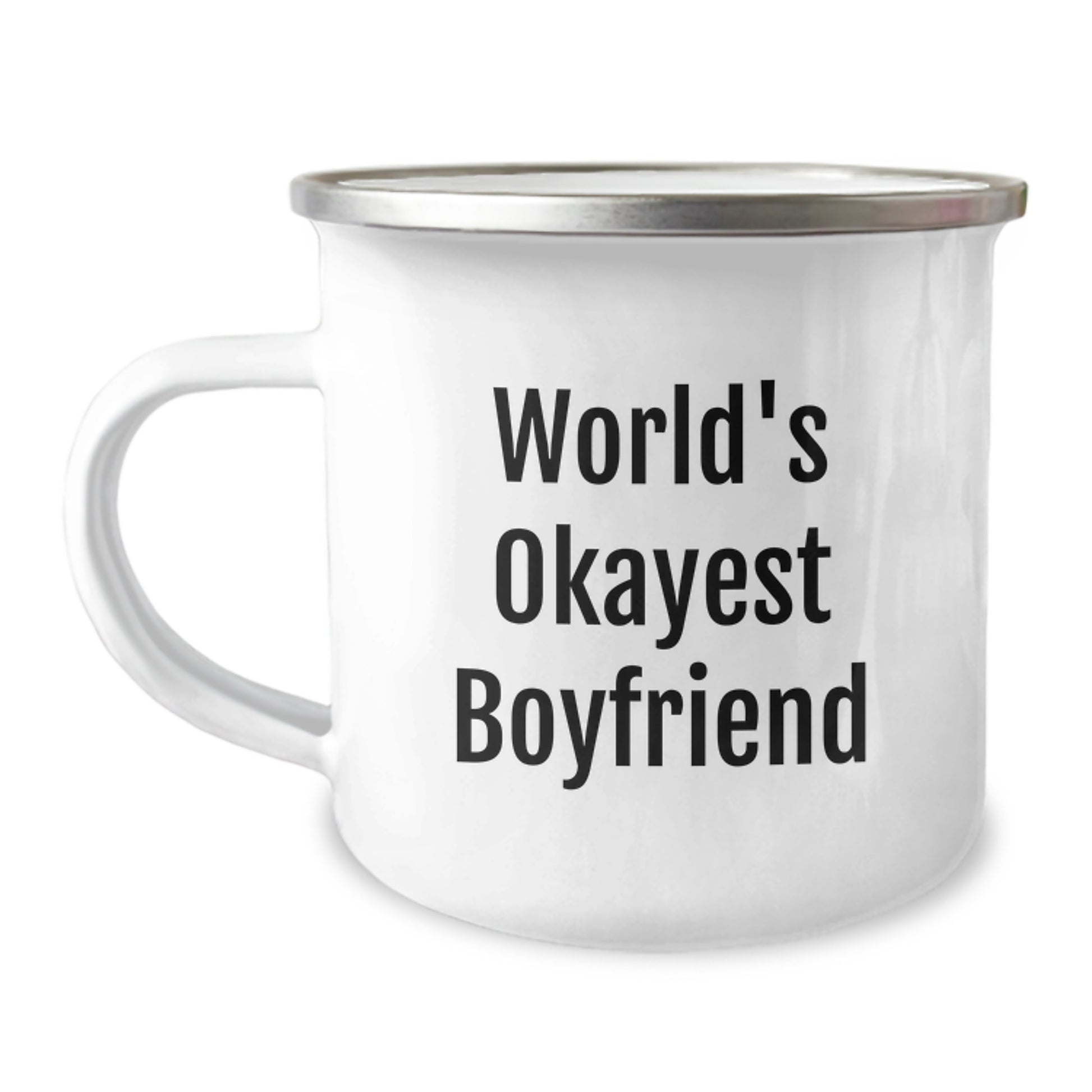 Funny Sweetheart Gifts, World's Okayest Sweetheart Camping Mug for Men, Unique Mother's Day Unique Gifts from Women - Image 1