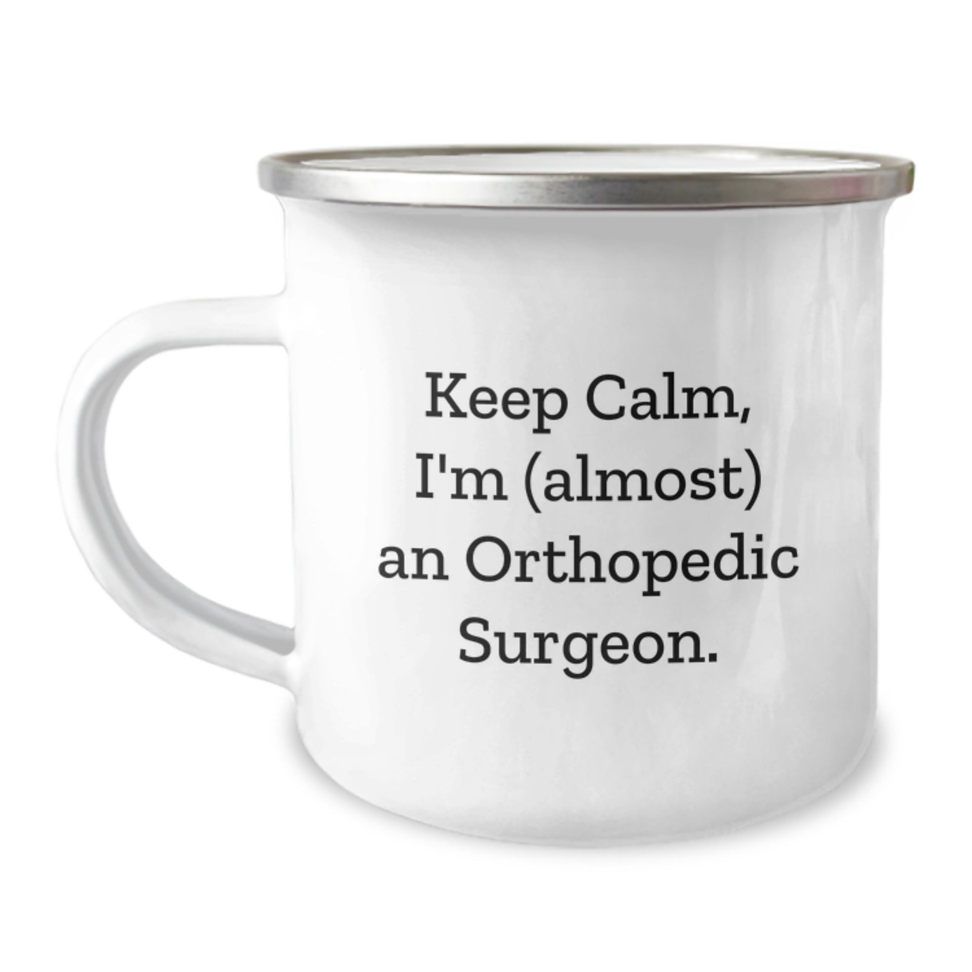Funny Orthopedic Surgeon Gifts for Men - Keep Calm I'm (almost) An Orthopedic Surgeon Birthday Unique Gifts from Friends to Orthopedic Surgeon - Image 1