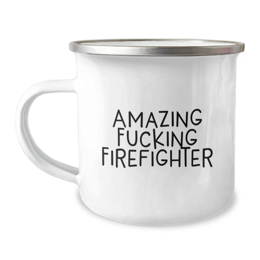 Funny Firefighter Gifts from Men to Women Firefighter Camping Mug for Mother's Day Unique Presents - Image 1