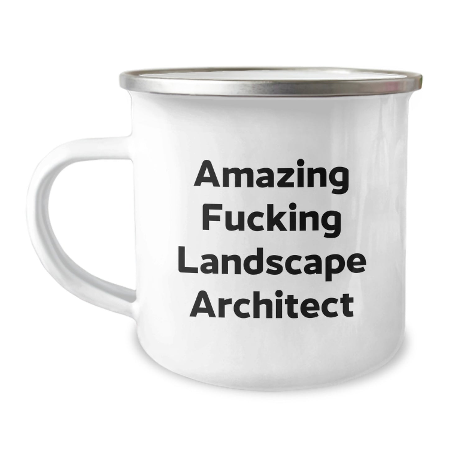 Funny Landscape Architect Gifts for Mom, 'Amazing F--king Landscape Architect', Unique Camping Mug for Camping Enthusiasts, Gifts from Men to Friends - Image 1