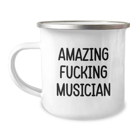 Funny Musician Gifts for Mom, Amazing Musician Camping Mug, Perfect for Music Lovers - Gifts from Men to Women, Musician Friends, Family, Coworkers - Image 1