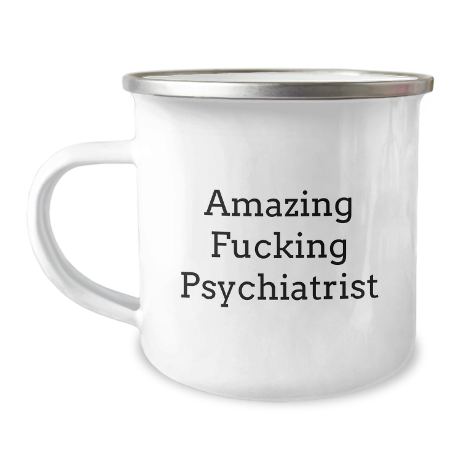 Gifts from Men for Psychiatrist Friends Funny Birthday Presents Camping Mug - Image 1