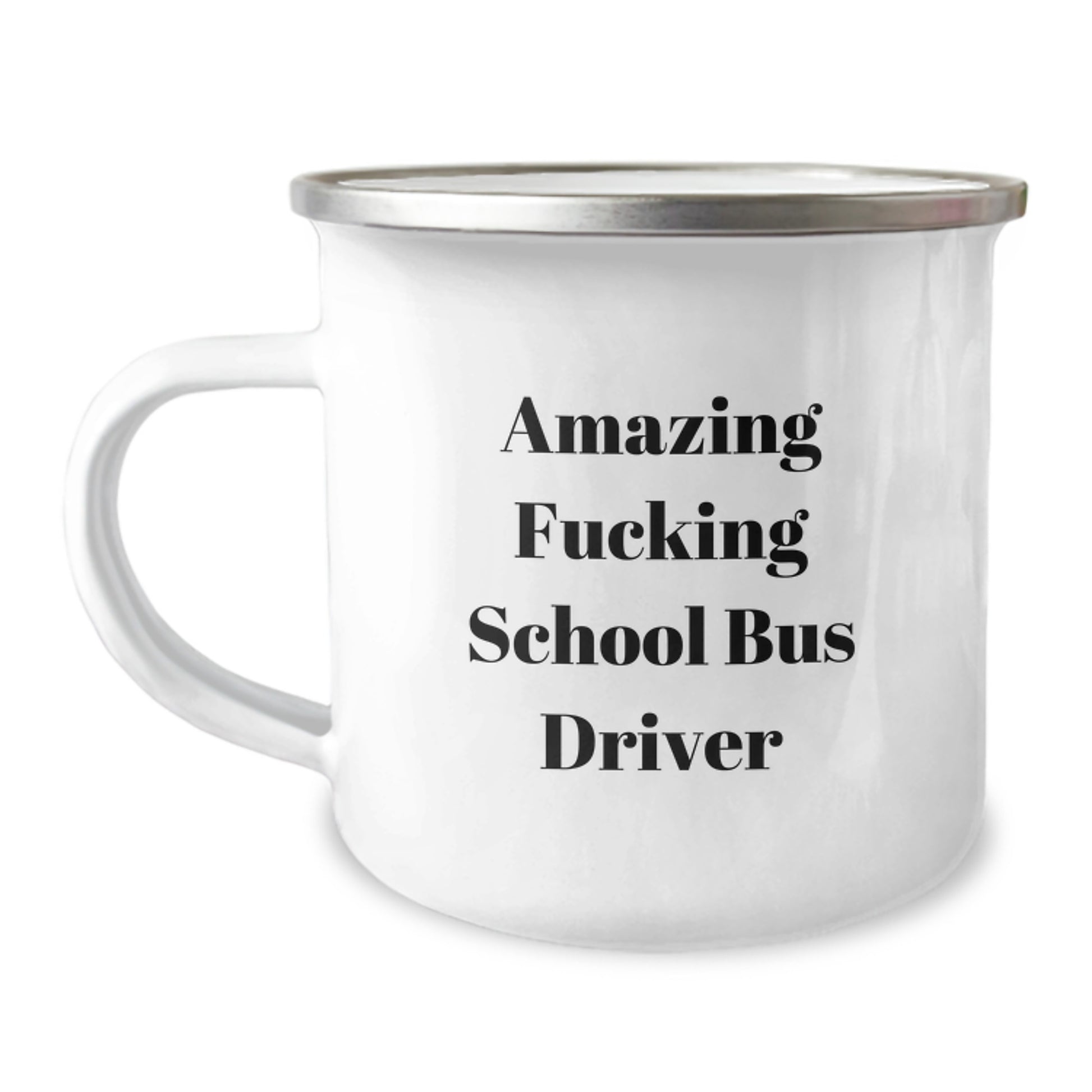 Funny School Bus Driver Gifts from Mom, Camping Mug for Amazing School Bus Driver, Perfect for School Bus Driver Moms - Image 1