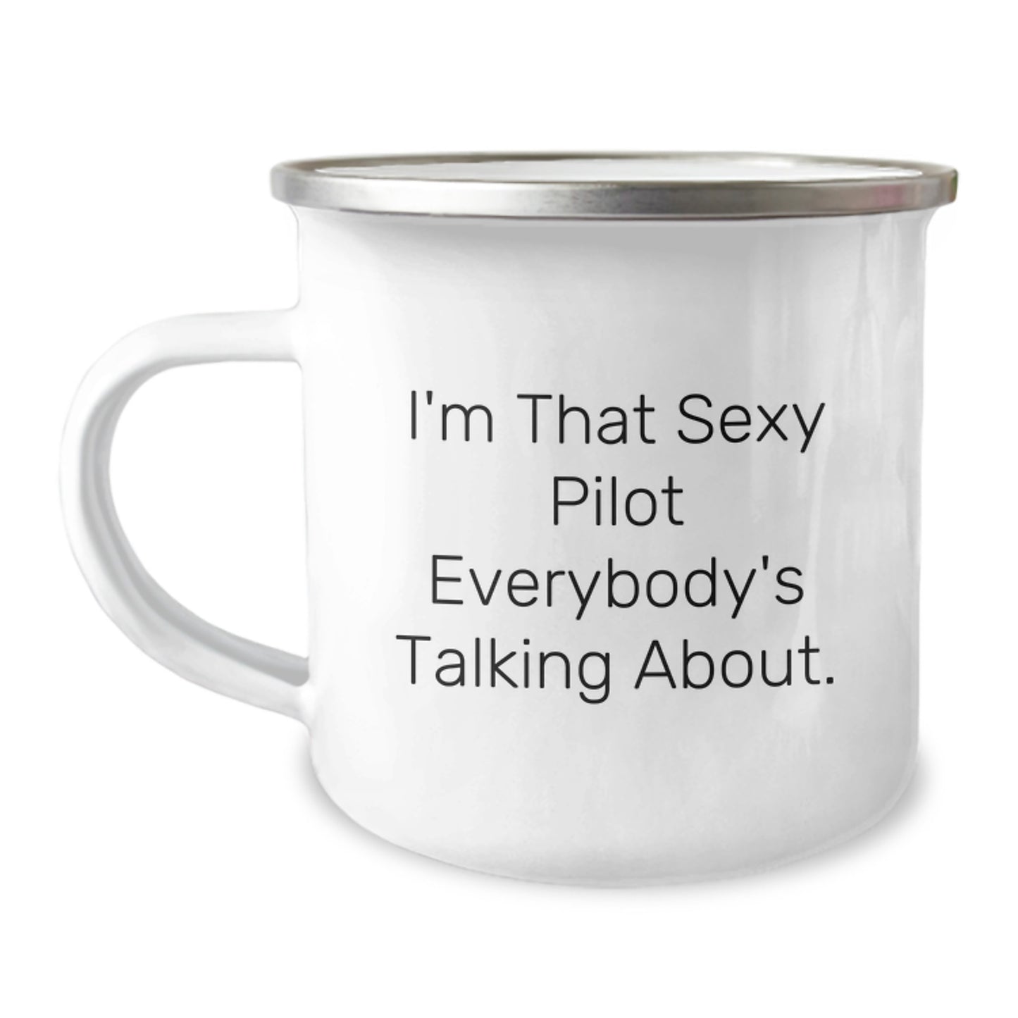 Funny Pilot Camping Mug Gifts from Friends for Men on Valentine's - Image 1