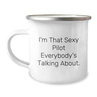 Load image into Gallery viewer, Funny Pilot Camping Mug Gifts from Friends for Men on Valentine's - Image 1
