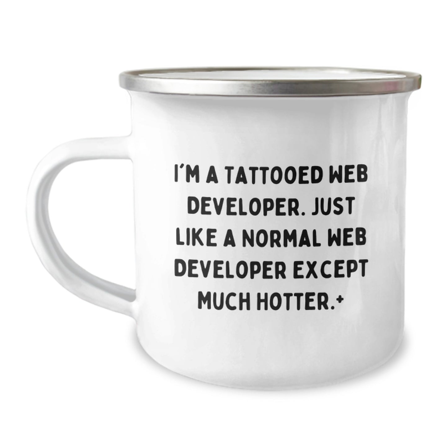 Web Developer Gift - Funny Camping Mug for Dads - Unique Father's Day Unique Gifts from Family, Friends or Coworkers to Web Developer Men - Image 1