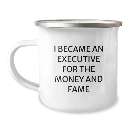 Funny Executive Camping Mug Gifts from Men to Executive Friends for Mother's Day Unique Executive Gifts - Image 1