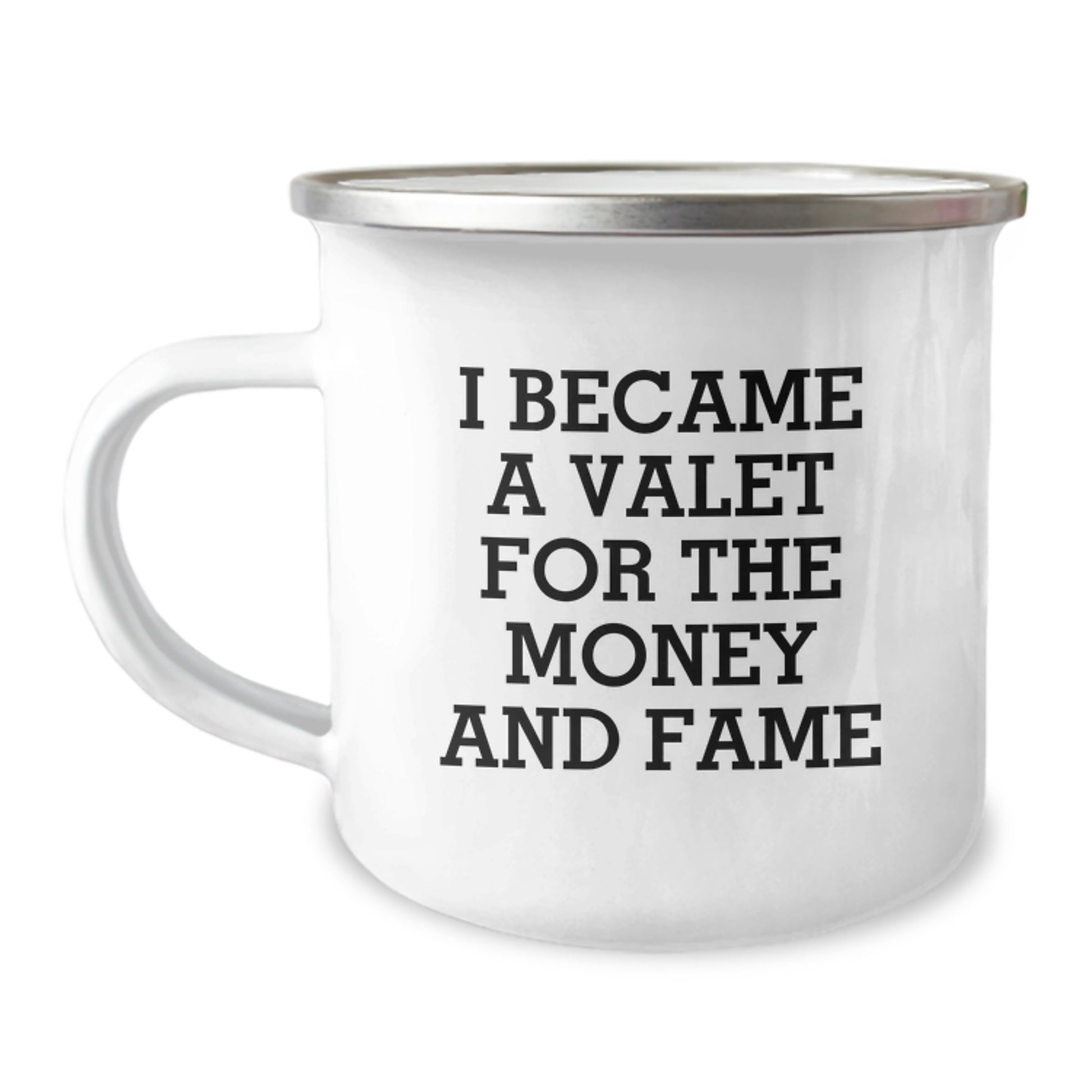 Funny Valet Gifts for Men, Camping Mug for Valet Enthusiasts, Mothers Day Unique Gifts from Friends - Image 1