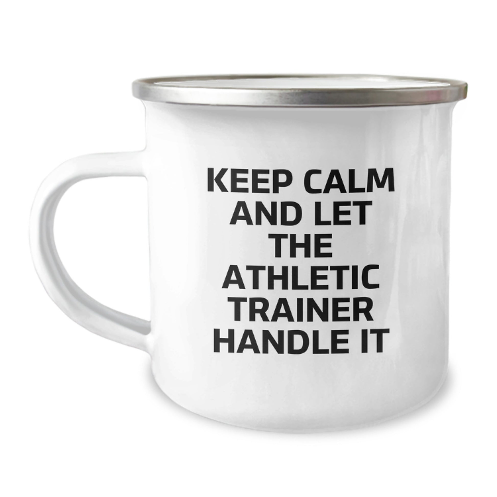 Funny Gift for Athletic Trainer, Keep Calm And Let The Athletic Trainer Handle It, Mother's Day Unique Gifts from Friends and Family - Image 1