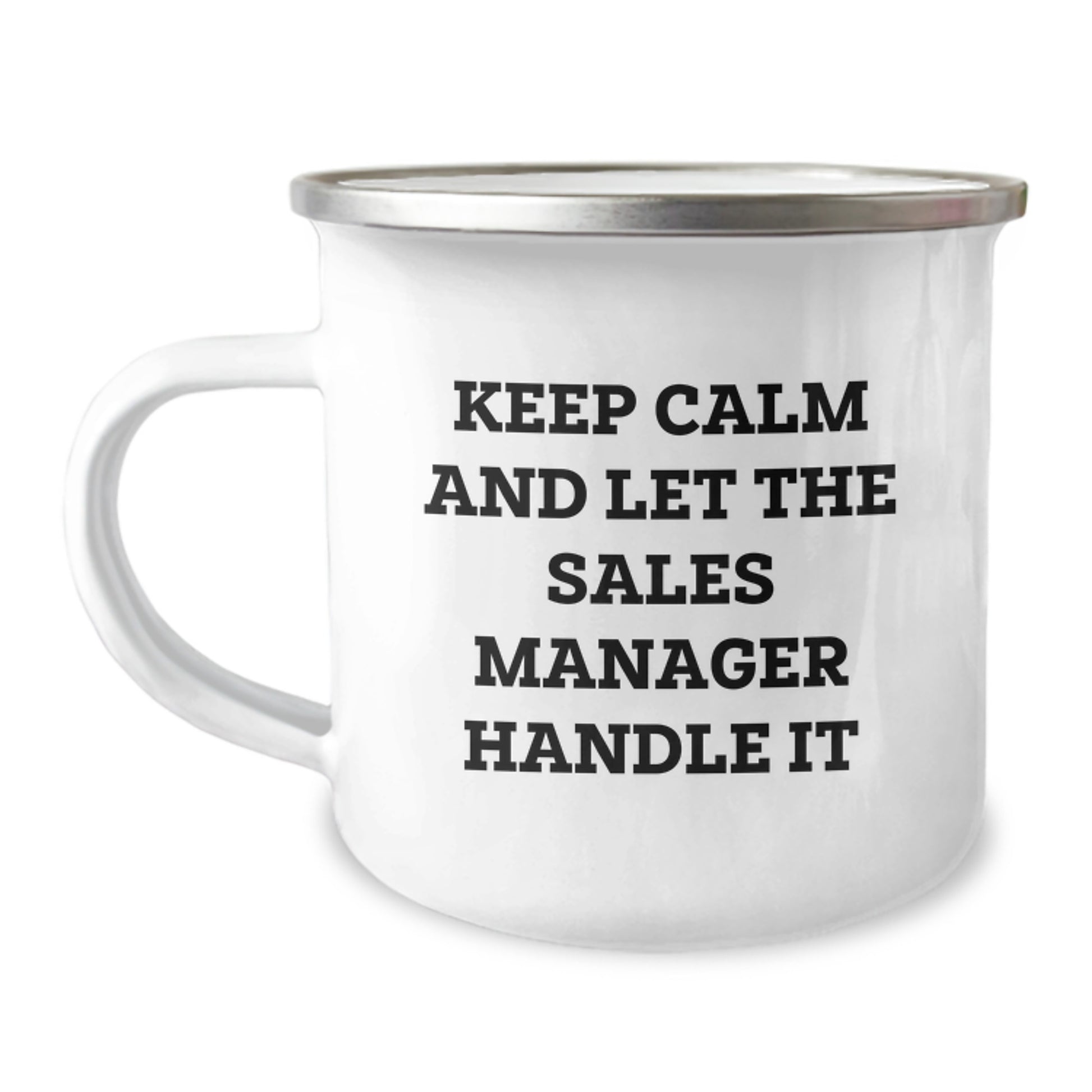 Funny Sales Manager Gifts for Men, Mother's Day Unique Gifts from Family, Keepsake Camping Mug - Image 1