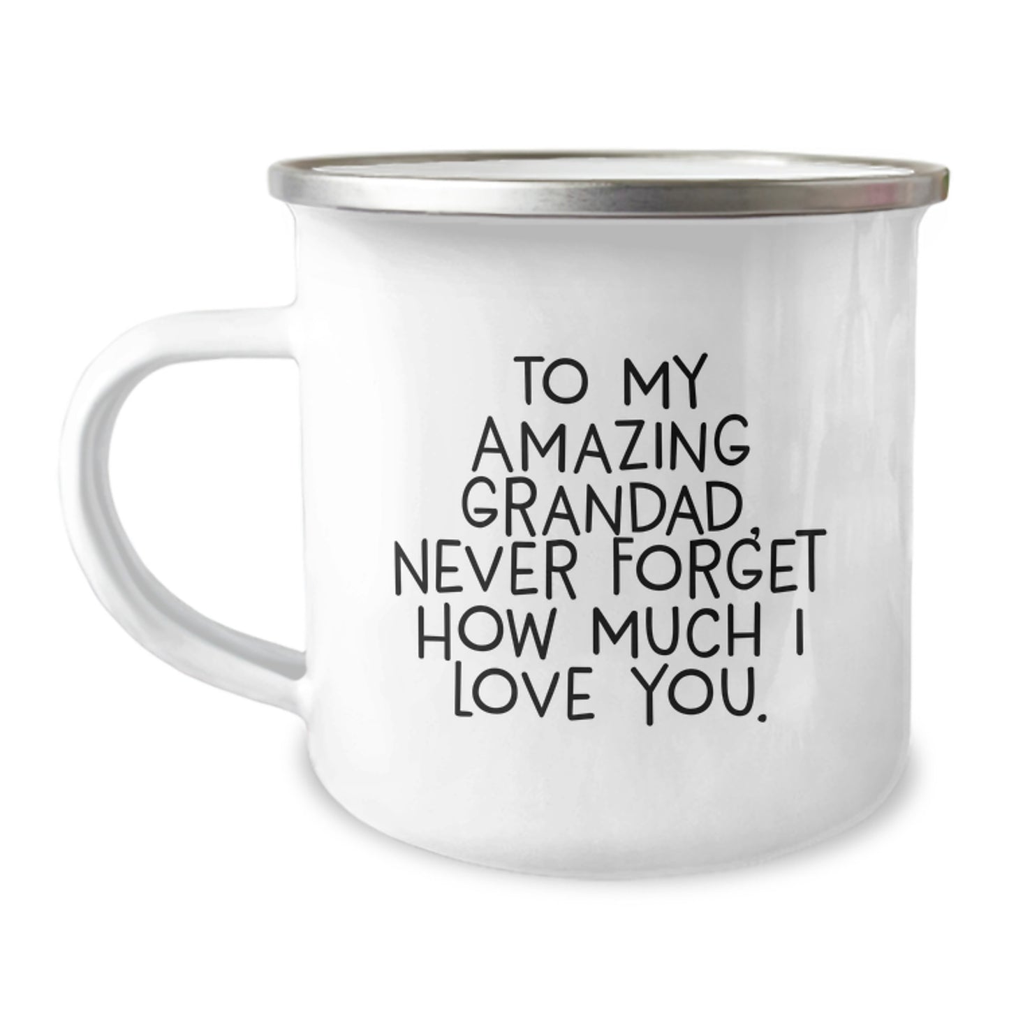 Grandad Camping Mug To My Amazing Grandad Gifts for Grandad from Grandad Lover on Mother's Day - Image 1