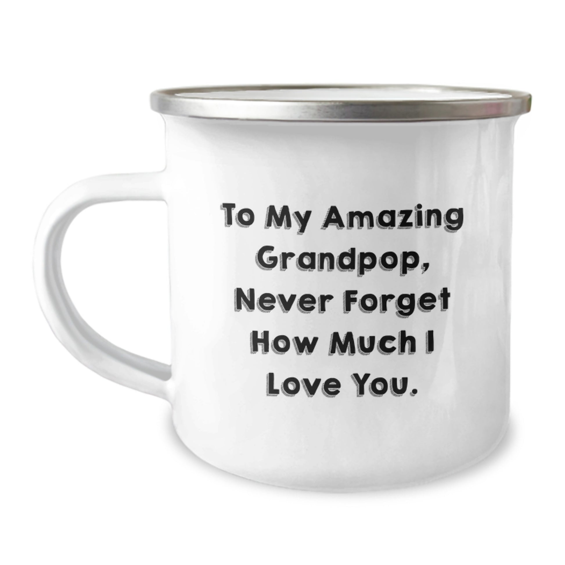 Funny Grandpop Gift Ideas, Gifts from Men to Grandpop, Camping Mug for Grandpop on Mother's Day - Image 1