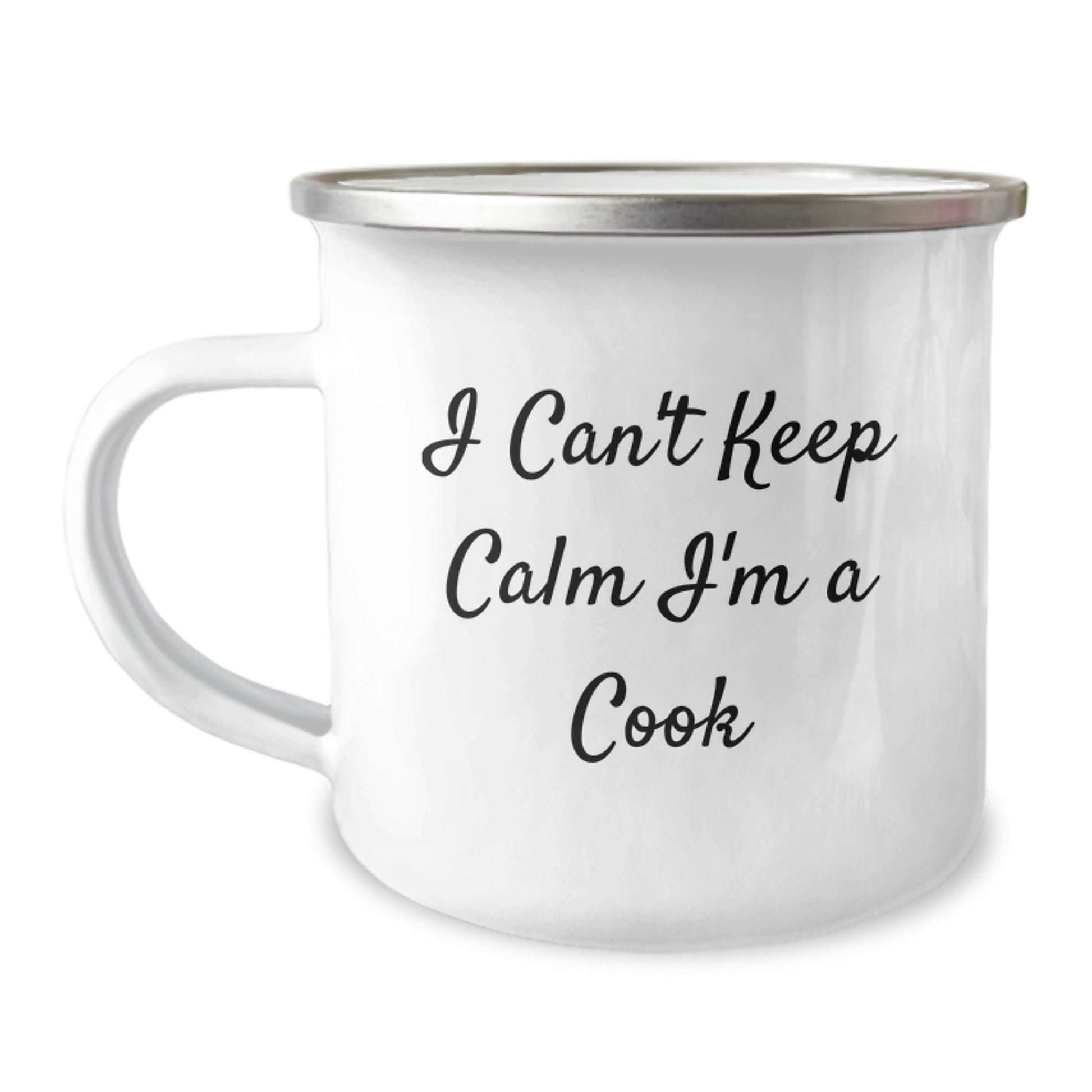 Funny Cook Gifts from Men, Mothers Day Unique Camping Mug for Cook, I Can't Keep Calm I'm A Cook - Image 1