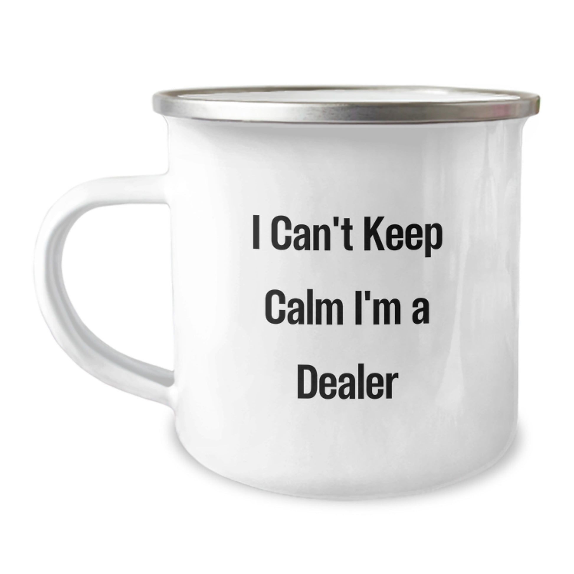 Funny Dealer Gifts from Men for Valentine's Unique Dealer Camping Mug I'm A Dealer - Image 1